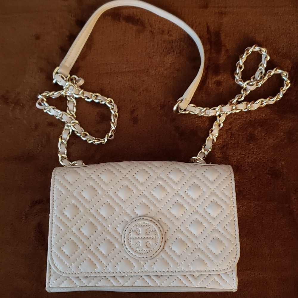 Tory Burch Marion Quilted Crossbody Handbag